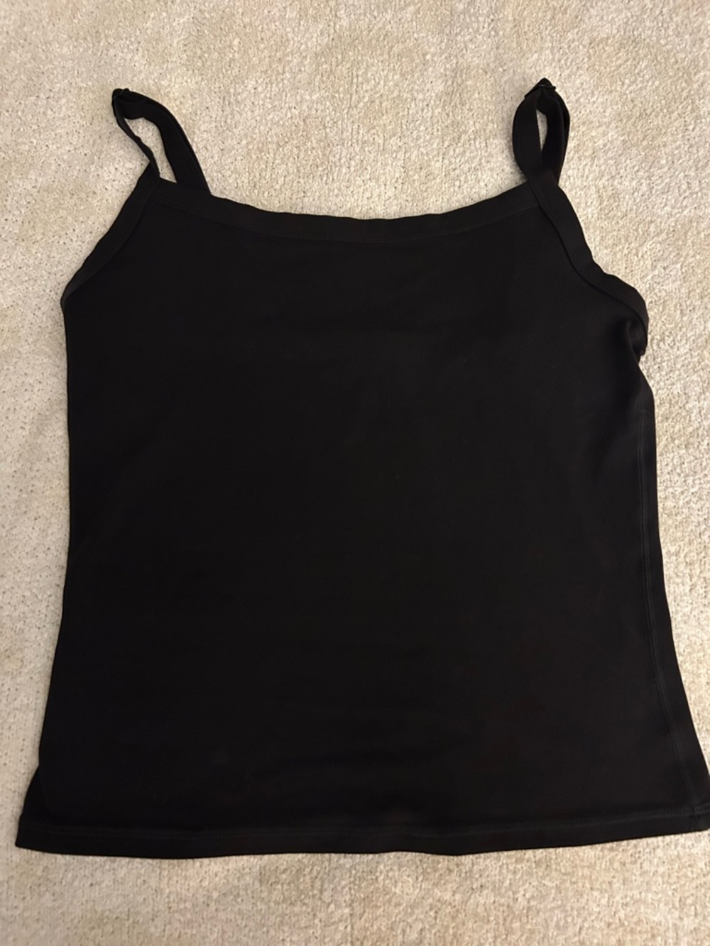 Aritzia Golden BUTTER Tumbler Tank in black, size 4